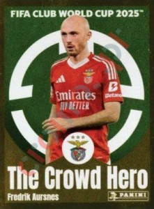 190 Fredrik Aursnes (The Crowd Hero) – FIFA Club World Cup 2025 Panini