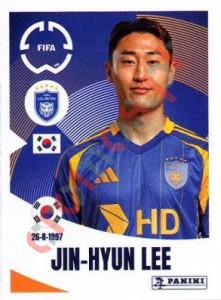 376 Jin-hyun Lee – FIFA Club World Cup 2025 Panini