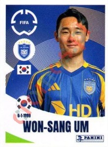 384 Won-sang Um – FIFA Club World Cup 2025 Panini