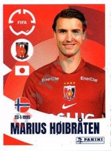 283 Marius Høibråten – FIFA Club World Cup 2025 Panini