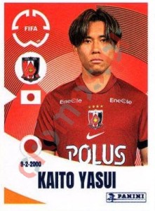 289 Kaito Yasui – FIFA Club World Cup 2025 Panini
