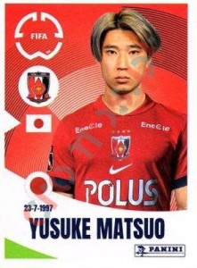 296 Yusuke Matsuo – FIFA Club World Cup 2025 Panini