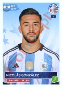 ARG18 Nicolás González – Copa America 2024 Panini