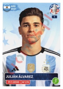 ARG20 Julián Álvarez – Copa America 2024 Panini