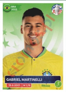 BRA21 Gabriel Martinelli – Copa America 2024 Panini