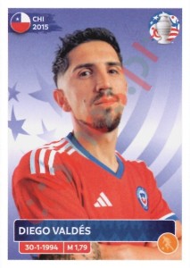 CHI14 Diego Valdés – Copa America 2024 Panini