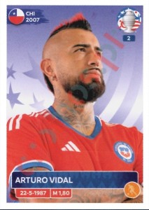 CHI15 Arturo Vidal – Copa America 2024 Panini