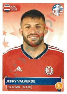 CRC14 Jefry Valverde – Copa America 2024 Panini