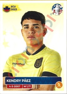 ECU17 Kendry Páez – Copa America 2024 Panini