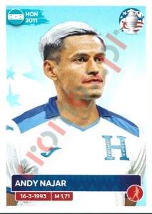 HON5 Andy Najar – Copa America 2024 Panini