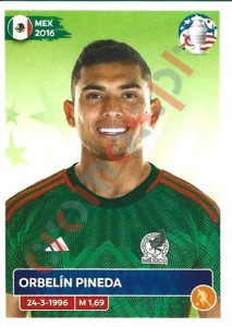 MEX16 Orbelín Pineda – Copa America 2024 Panini