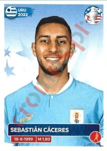 URU7 Martín Cáceres – Copa America 2024 Panini