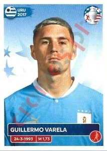 URU8 Guillermo Varela – Copa America 2024 Panini