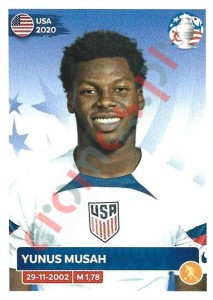 USA13 Yunus Musah – Copa America 2024 Panini
