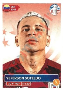 VEN18 Yeferson Soteldo – Copa America 2024 Panini