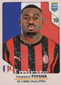287 Youssouf Fofana – FIFA 365 2026 Panini