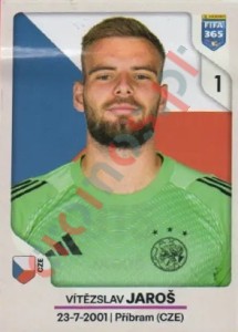 315 Vítězslav Jaroš – FIFA 365 2026 Panini