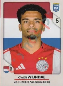 320 Owen Wijndal – FIFA 365 2026 Panini