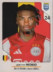 322 Jorthy Mokio – FIFA 365 2026 Panini