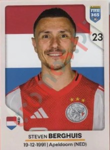 324 Steven Berghuis – FIFA 365 2026 Panini