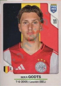 331 Mika Godts – FIFA 365 2026 Panini
