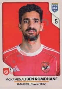 69 Mohamed Ali Ben Romdhane – FIFA 365 2026 Panini
