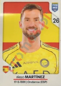427 Íñigo Martínez – FIFA 365 2026 Panini