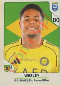 431 Wesley – FIFA 365 2026 Panini