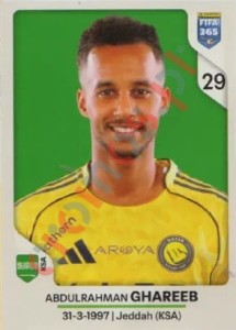438 Abdulrahman Ghareeb – FIFA 365 2026 Panini