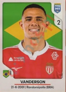 103 Vanderson – FIFA 365 2026 Panini