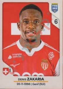 107 Denis Zakaria – FIFA 365 2026 Panini