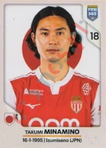 113 Takumi Minamino – FIFA 365 2026 Panini