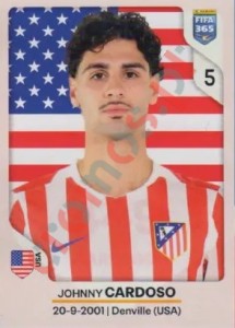 449 Johnny Cardoso – FIFA 365 2026 Panini