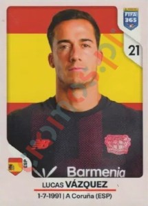 174 Lucas Vázquez – FIFA 365 2026 Panini