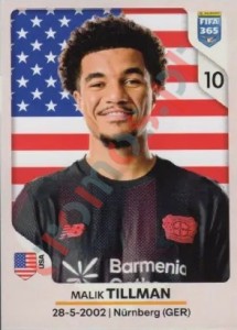 182 Malik Tillman – FIFA 365 2026 Panini
