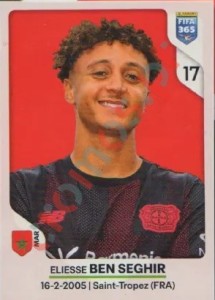 187 Eliesse Ben Seghir – FIFA 365 2026 Panini