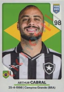 62 Arthur Cabral – FIFA 365 2026 Panini