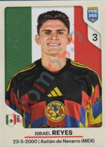 298 Israel Reyes – FIFA 365 2026 Panini