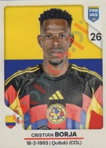 302 Cristián Borja – FIFA 365 2026 Panini