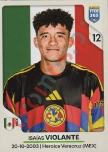 307 Isaías Violante – FIFA 365 2026 Panini