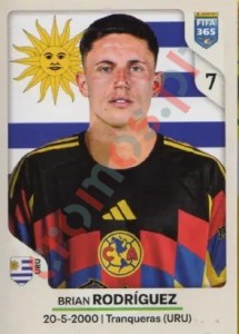 311 Brian Rodríguez – FIFA 365 2026 Panini