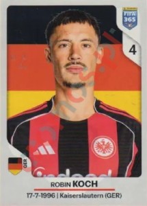 190 Robin Koch – FIFA 365 2026 Panini