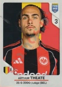 191 Arthur Theate – FIFA 365 2026 Panini