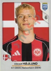196 Oscar Højlund – FIFA 365 2026 Panini