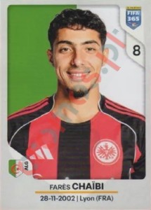 199 Farès Chaïbi – FIFA 365 2026 Panini
