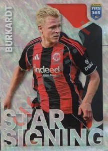 202 Jonathan Burkardt (Star Signing) – FIFA 365 2026 Panini