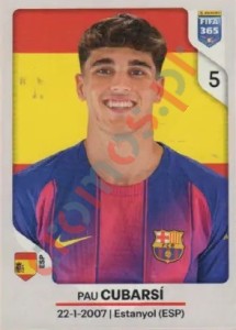 478 Pau Cubarsí – FIFA 365 2026 Panini