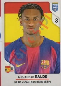 482 Alejandro Baldé – FIFA 365 2026 Panini