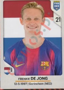 483 Frenkie de Jong – FIFA 365 2026 Panini
