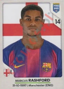 488 Marcus Rashford – FIFA 365 2026 Panini